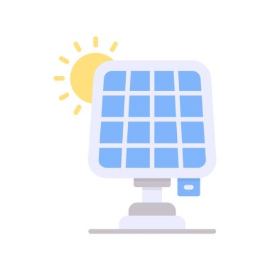Solar Panel Creative Icons Design