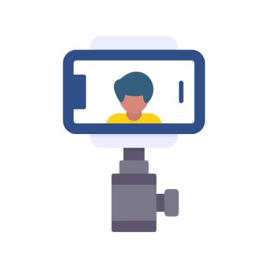 Selfie Stick Creative Icons Design