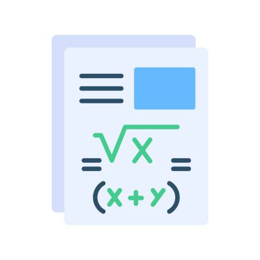 Maths Creative Icons Design