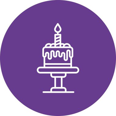 Birthday Cake Creative Icons Design