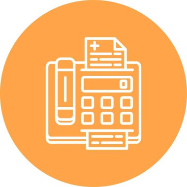 Fax Machine Creative Icons Design