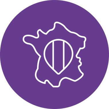 France Creative Icons Design