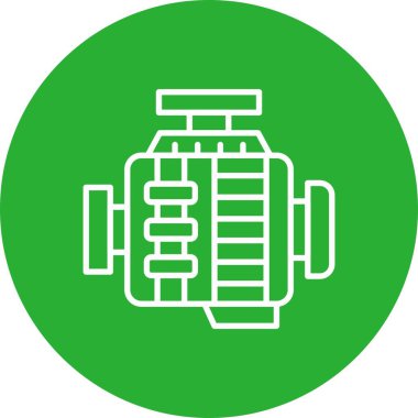 Car Engine Creative Icons Design