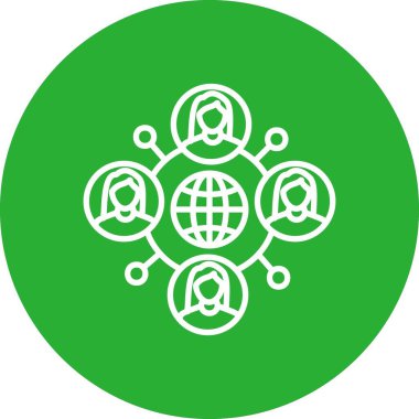 Global Network Creative Creative Icons Design Design