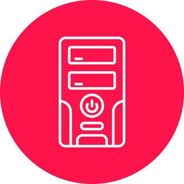 Pc Tower Creative Icons Design