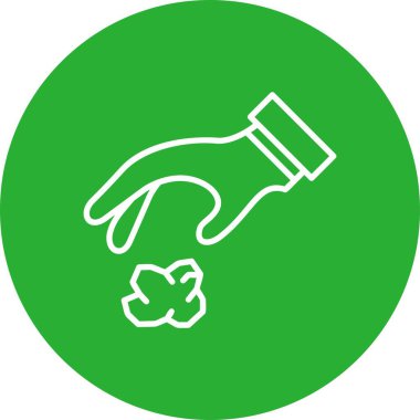 Throwing Trash Creative Icons Design