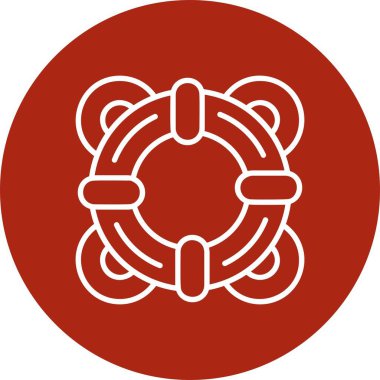 Lifebuoy Creative Icons Design