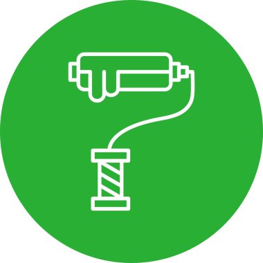Paint Roller Creative Icons Design