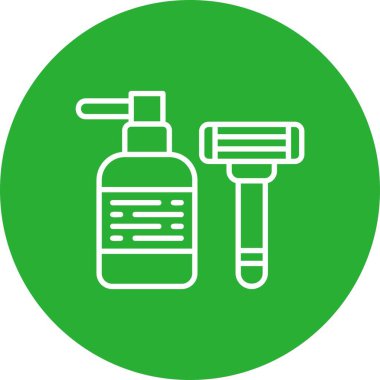Shaving Creative Icons Design