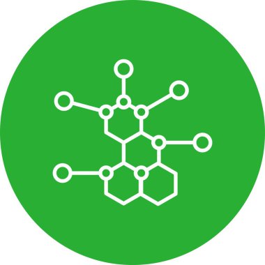 molekül yaratıcı simgeler tasarımı