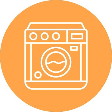Washing Machine Creative Icons Design