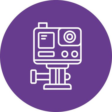 Action Camera Creative Icons Design