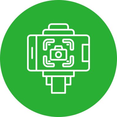 Selfie Stick Creative Icons Design