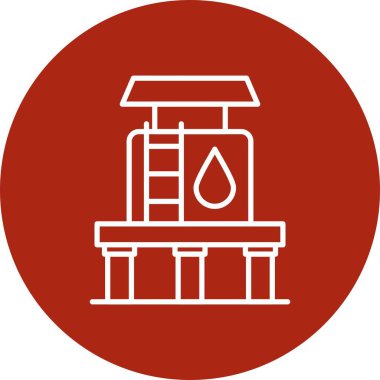 Water Tank Creative Icons Design