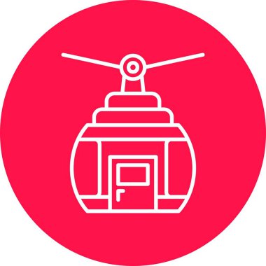 Cable Car Creative Icons Design