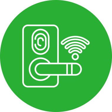 Door Lock Creative Icons Design