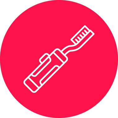 Electric Toothbrush Creative Icons Design