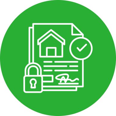 Home Insurance Creative Icons Design