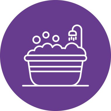 Bathtub Creative Icons Design