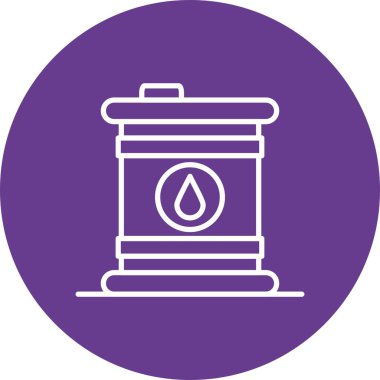 Oil Barrel Creative Icons Design