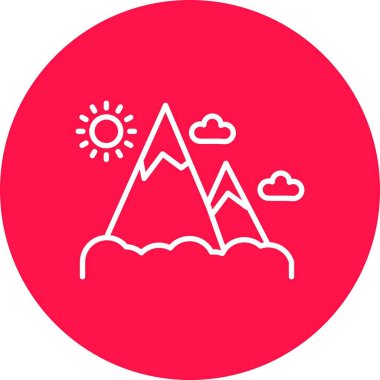 Mountain Creative Icons Design