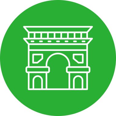 Arc De Triomphe Creative Icons Design