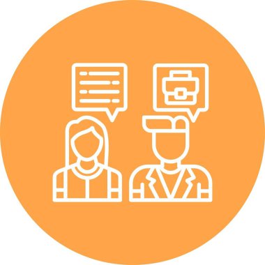 İnsanların vektör illüstrasyonu ve insan kaynakları simgesi