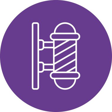 Barber Pole Creative Icons Design