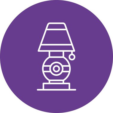 Desk Lamp Creative Icons Design