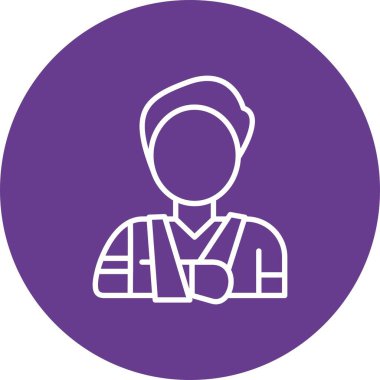 Injury Creative Icons Design