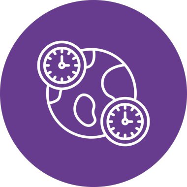 Jet Lag Creative Icons Design