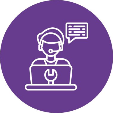 Technical Support Creative Icons Design