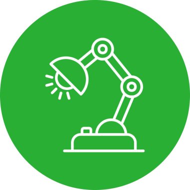 Desk Lamp Creative Icons Design