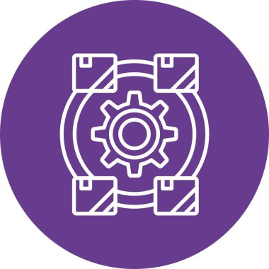 Machinery Creative Icons Design