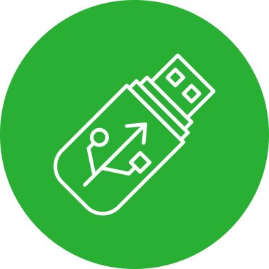 Pen Drive Creative Icons Design