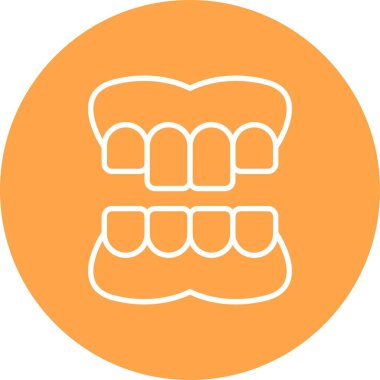 Denture Creative Icons Design