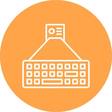 Laser Keyboard Creative Icons Design