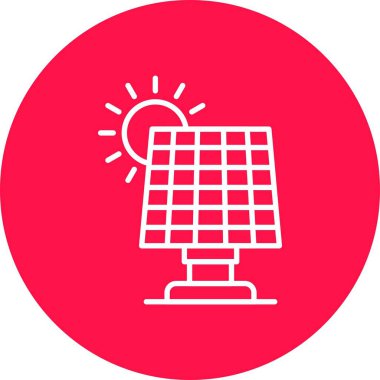 Solar Panel Creative Icons Design