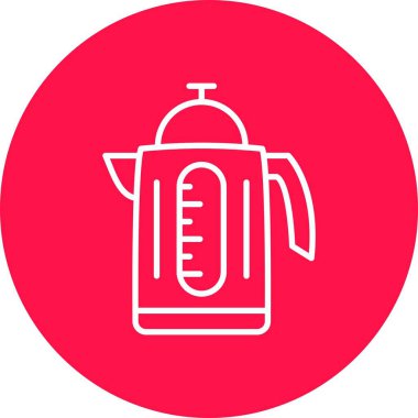 Electric Kettle Creative Icons Design