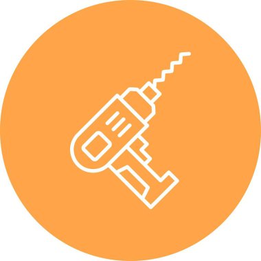 Hand Drill Creative Icons Design