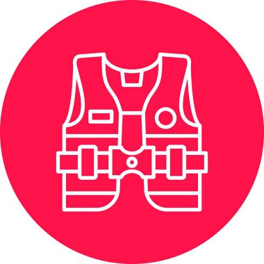 Life Jacket Creative Icons Design