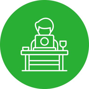 Work From Home Creative Icons Design