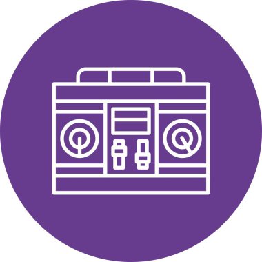 Dj Mixer Creative Icons Design