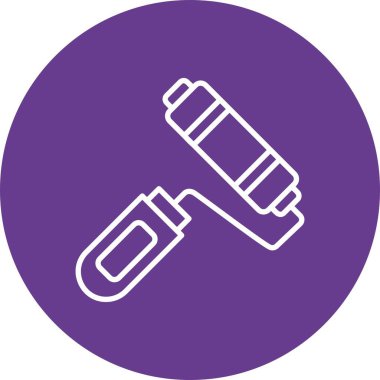 Paint Roller Creative Icons Design