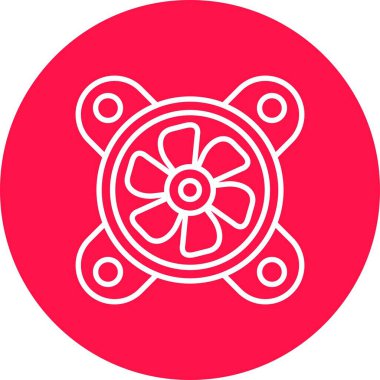 Cooling Fan Creative Icons Design