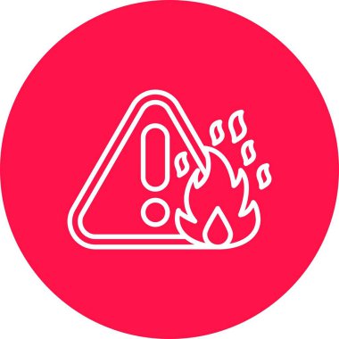 Fire Warning Creative Icons Design