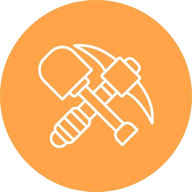 Material Mining Creative Icons Design