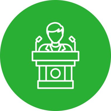 Politician Creative Icons Design