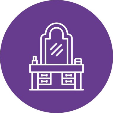 Dressing Table Creative Icons Design