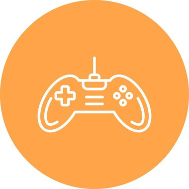 Oyun kolu. Web simgesi basit illüstrasyon